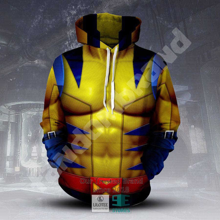 X-men Wolverine Suit 3D Hoodie 6
