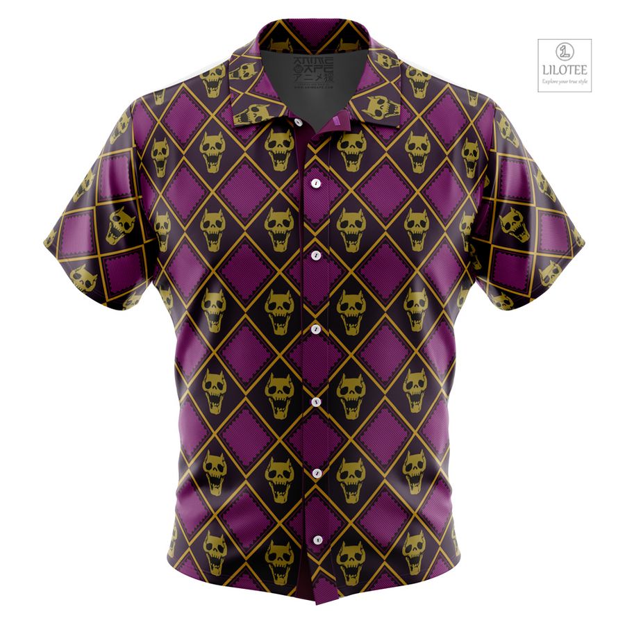 Yoshikage Kira Pattern Short Sleeve Hawaiian Shirt 7