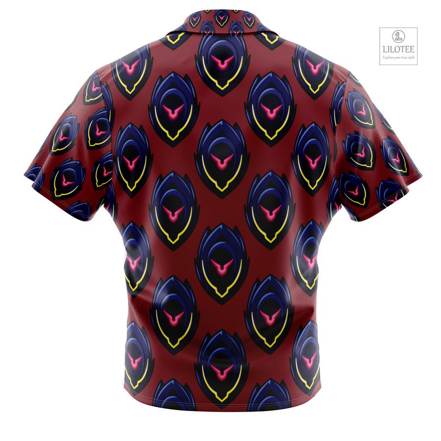 Zero's Mask Code Geass Short Sleeve Hawaiian Shirt 7