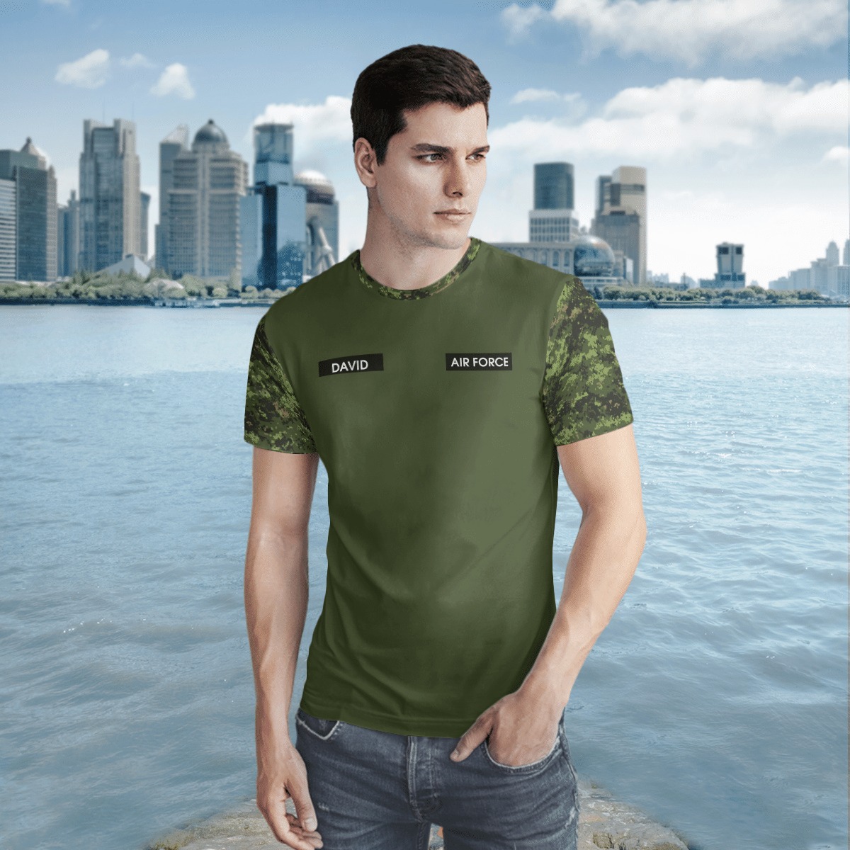 Personalized RCAF Bell CH-146 Griffon 3D T-Shirt 9