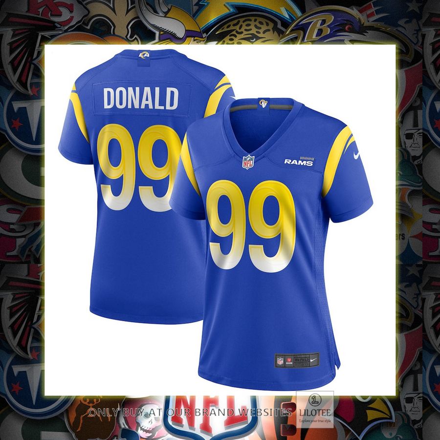Aaron Donald Los Angeles Rams Nike Womens Game Player Royal Football Jersey 6