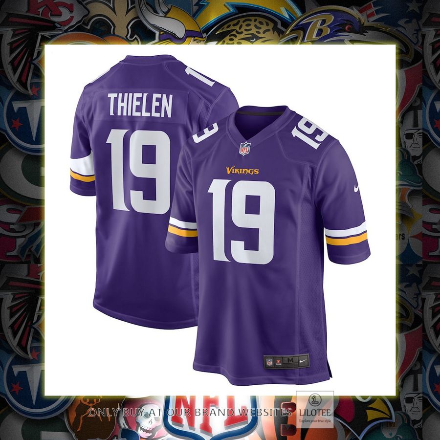 Adam Thielen Minnesota Vikings Nike Purple Football Jersey 2