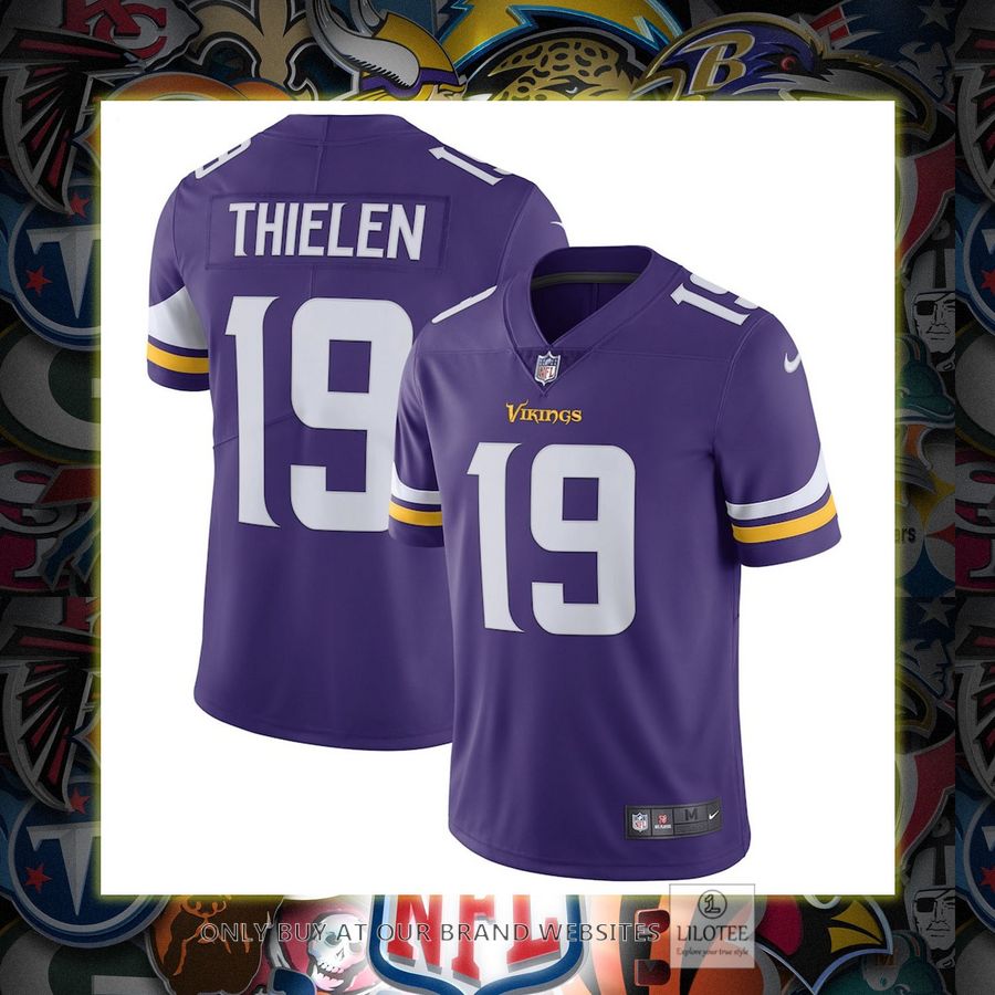Adam Thielen Minnesota Vikings Nike Vapor Untouchable Purple Football Jersey 7