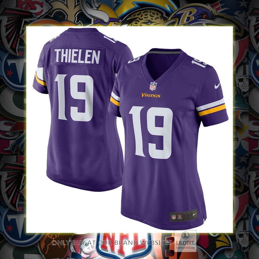 Adam Thielen Minnesota Vikings Nike Womens Game Player Purple Football Jersey 7