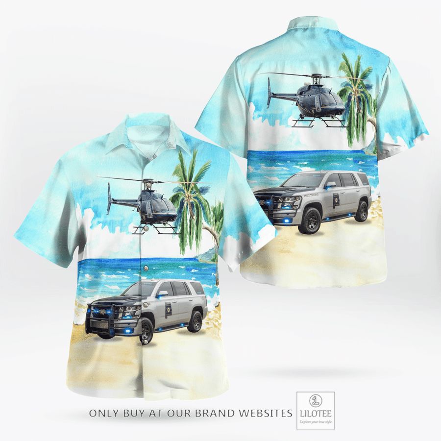 Alternative view of Alabama State Troopers Hawaiian Shirt