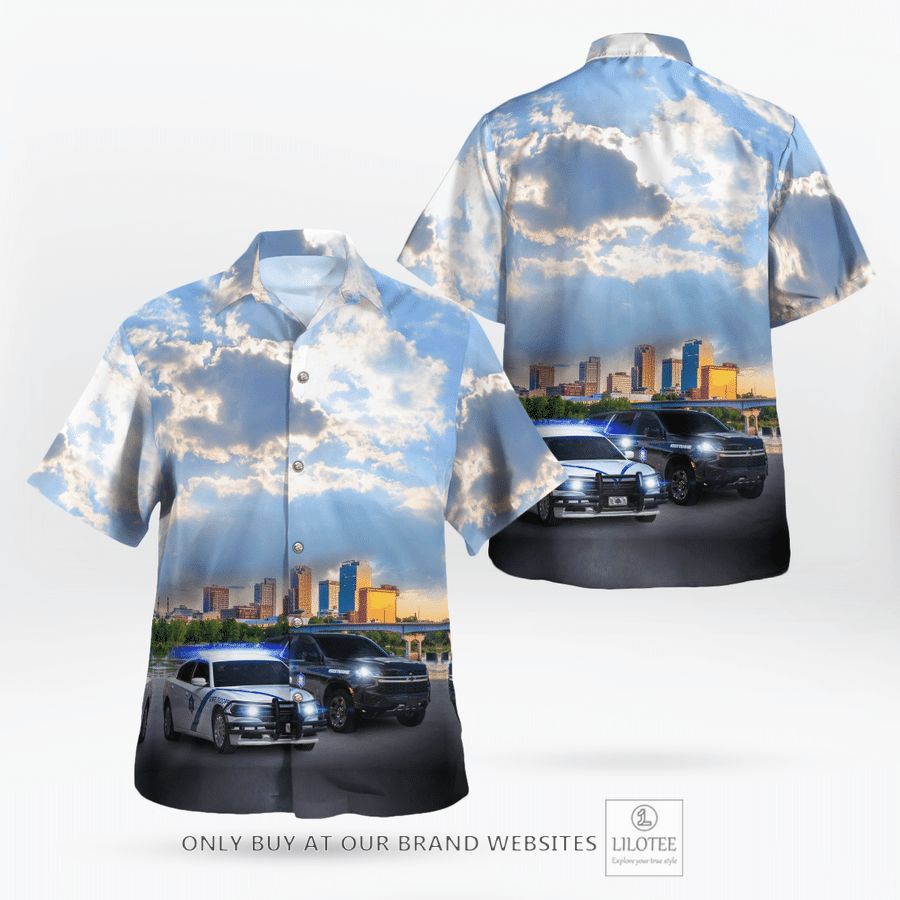 Arkansas State Police Hawaiian Shirt 16