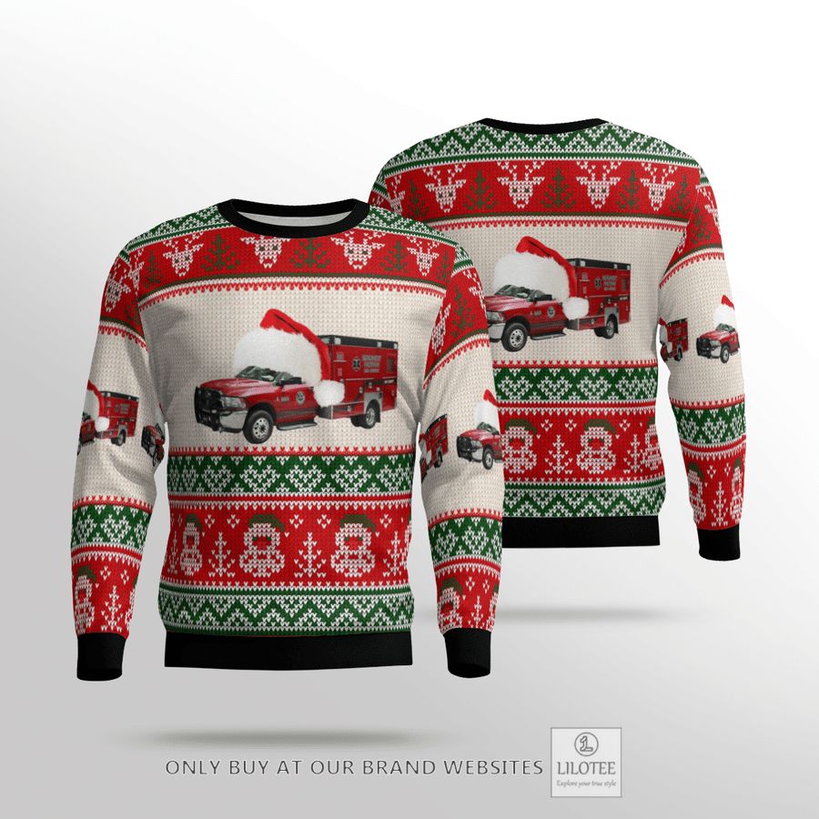 Bay County EMS Christmas Sweater 25