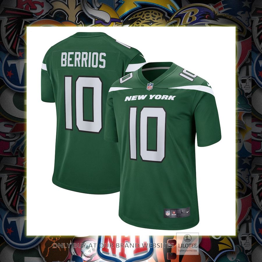 Braxton Berrios New York Jets Nike Gotham Green Football Jersey 7