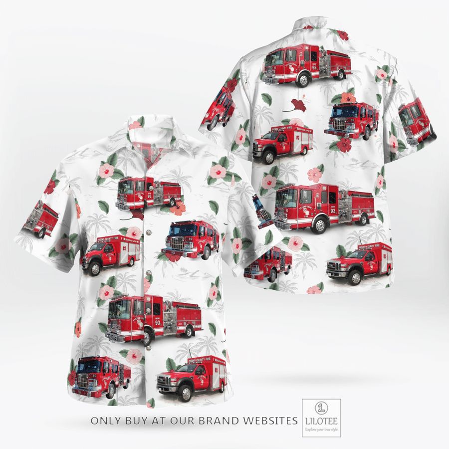California Fresno County Fire Hawaiian Shirt 16