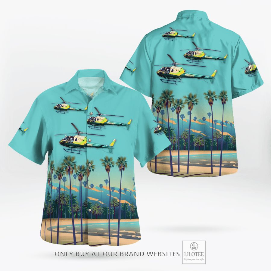 California, Los Angeles County Sheriff's Department AS350 B2 Hawaiian Shirt 16
