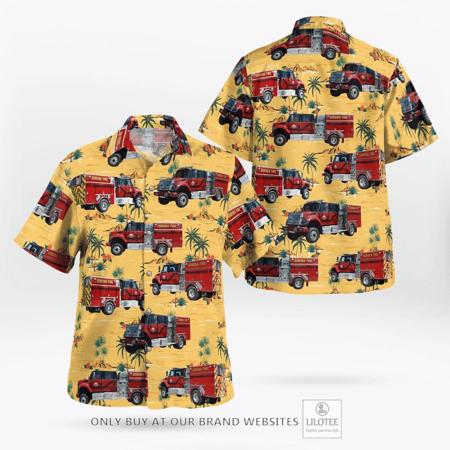 California Soboba Fire Department Hawaiian Shirt 16