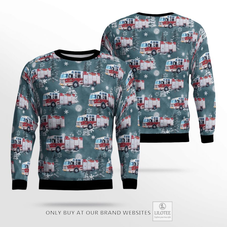 Canada Vaughan Fire and Rescue Services 3D Sweater 24