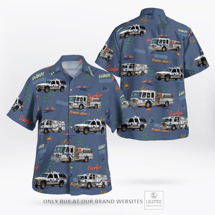 Carneys Point Fire Dept Rescue Squad Inc Carneys Point New Jersey Hawaiian Shirt 9