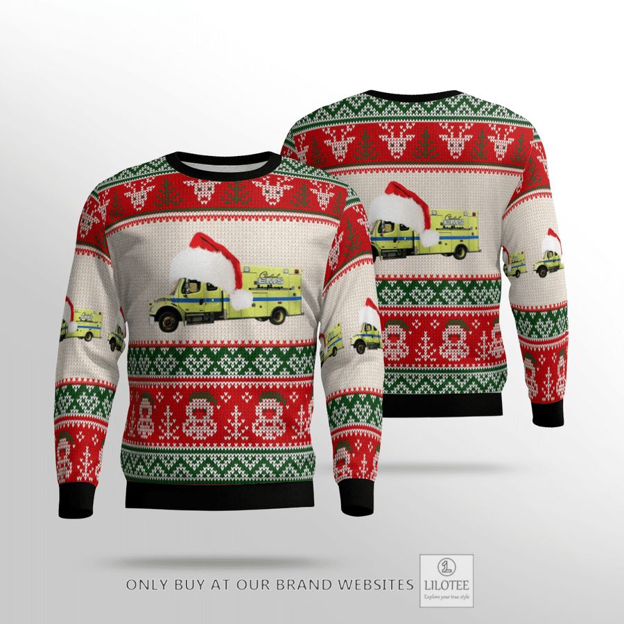 Cleveland EMS Christmas Sweater 12