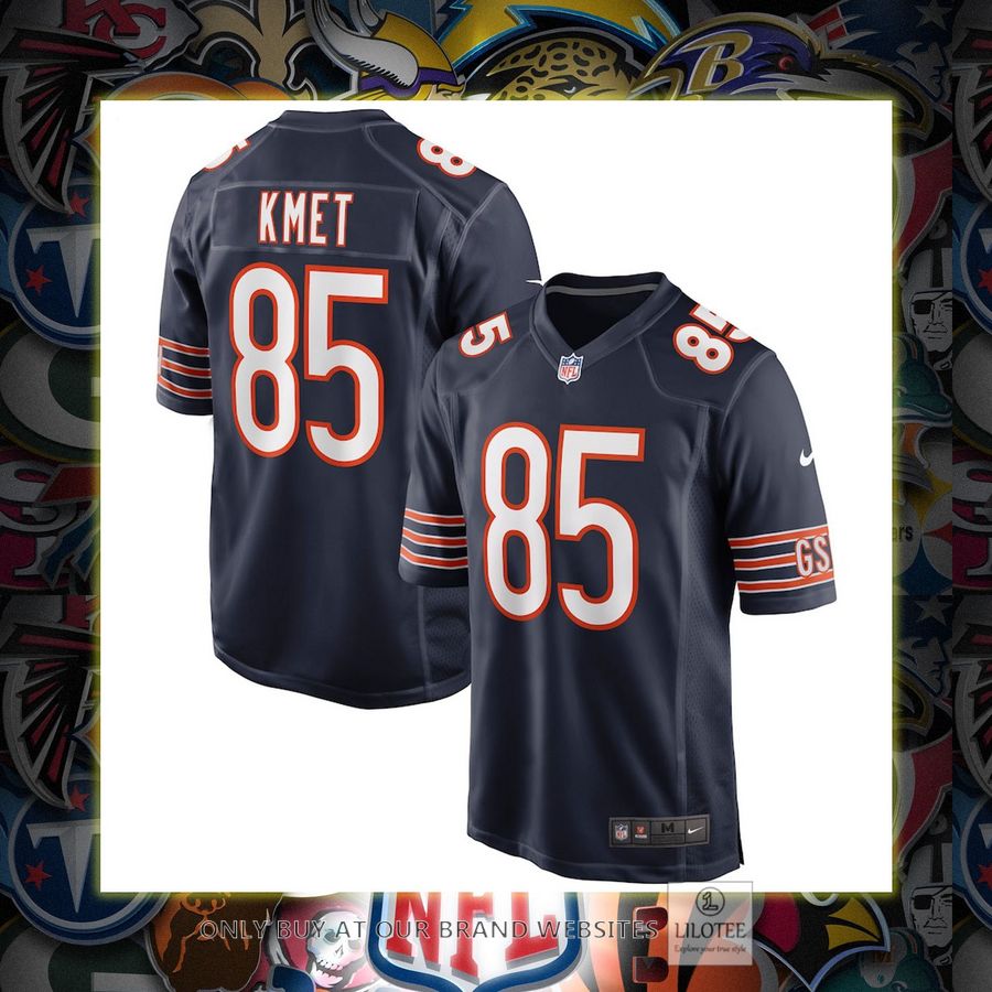 Cole Kmet Chicago Bears Nike Player Game Navy Football Jersey 7