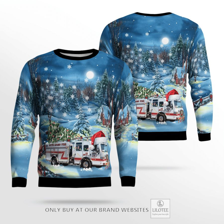 Colorado South Adams County Fire Department Christmas 3D Sweater 24