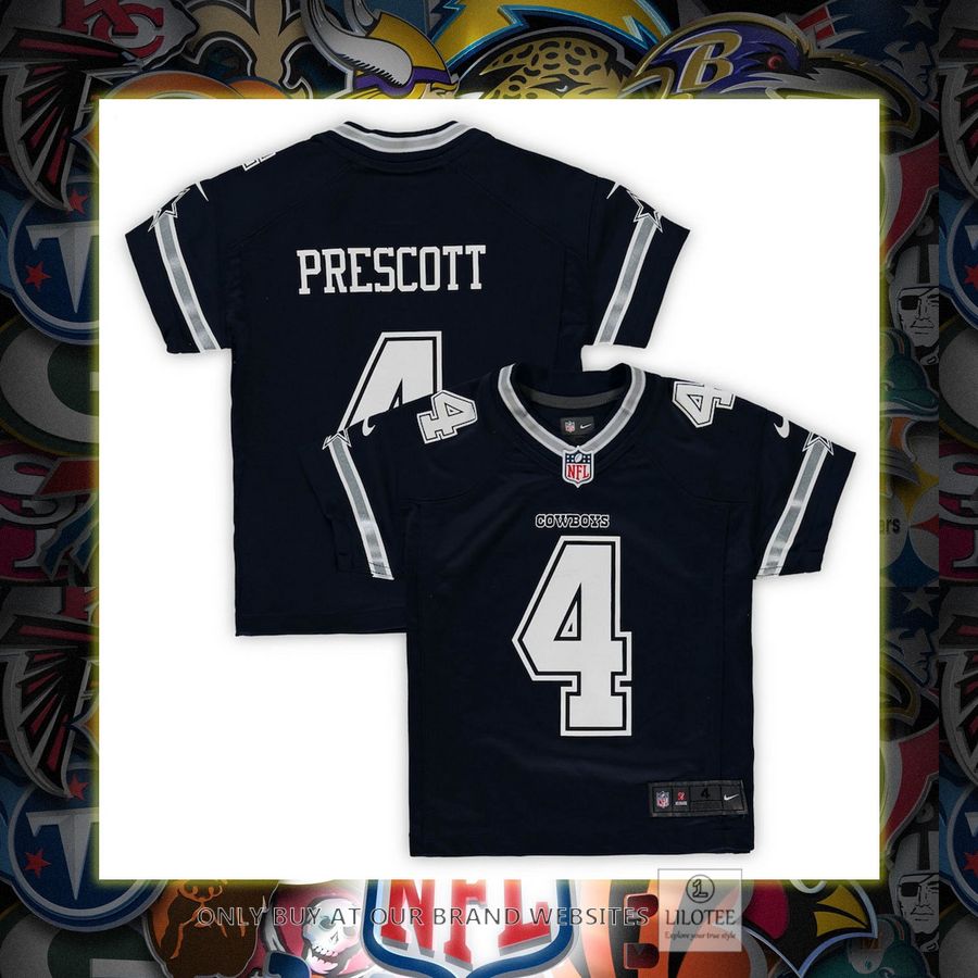 Dak Prescott Dallas Cowboys Nike Preschool Team Navy Football Jersey 6