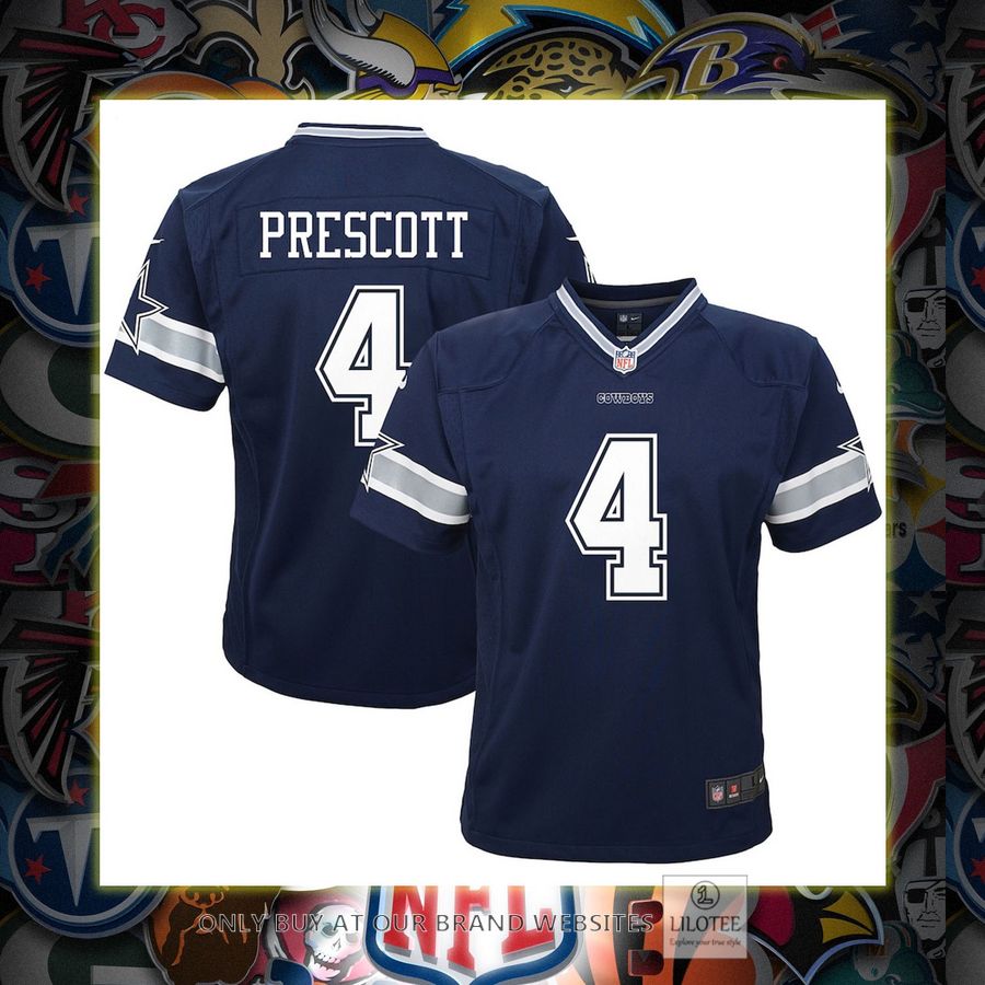 Dak Prescott Dallas Cowboys Nike Toddler Team Navy Football Jersey 7