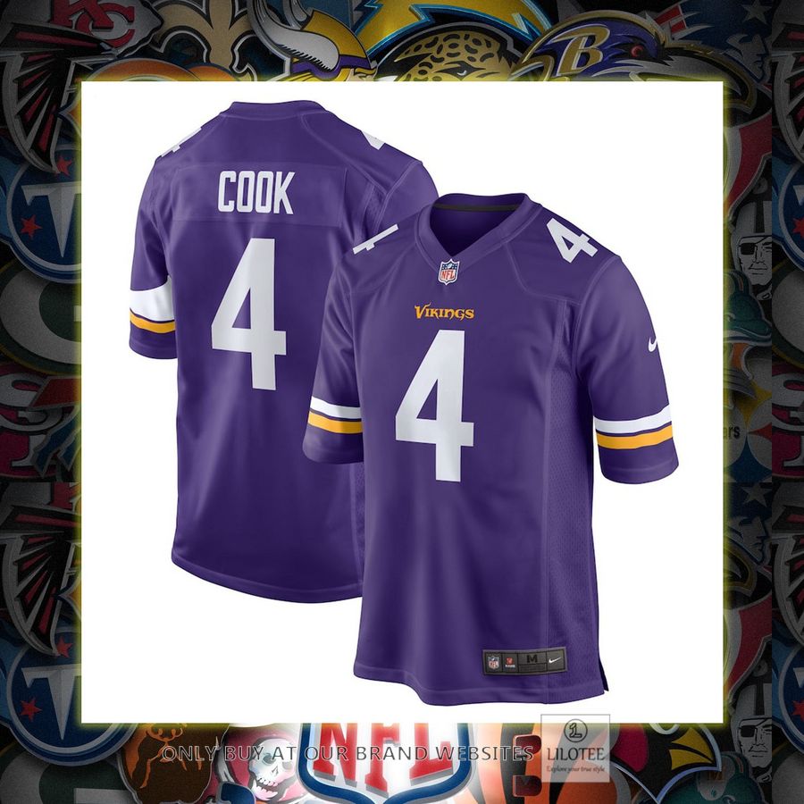 Dalvin Cook Minnesota Vikings Nike Purple Football Jersey 7