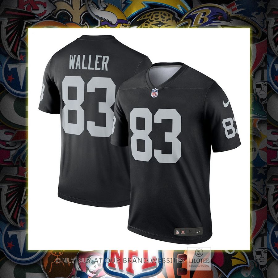 Darren Waller Las Vegas Raiders Nike Legend Black Football Jersey 7