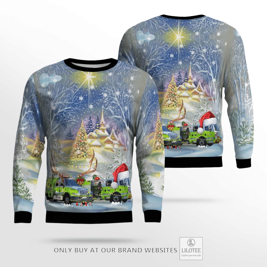 Florida Miami-Dade Fire Rescue Department Christmas 3D Sweater 24