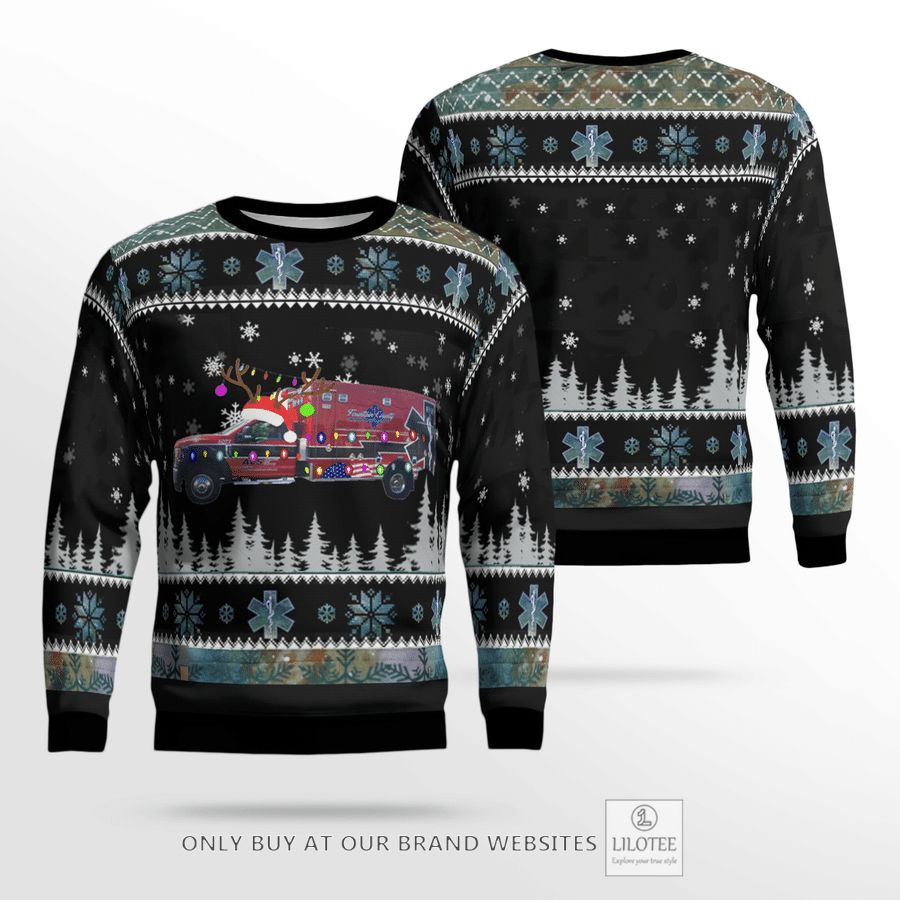 Fountain County EMS Christmas 3D Sweater 24