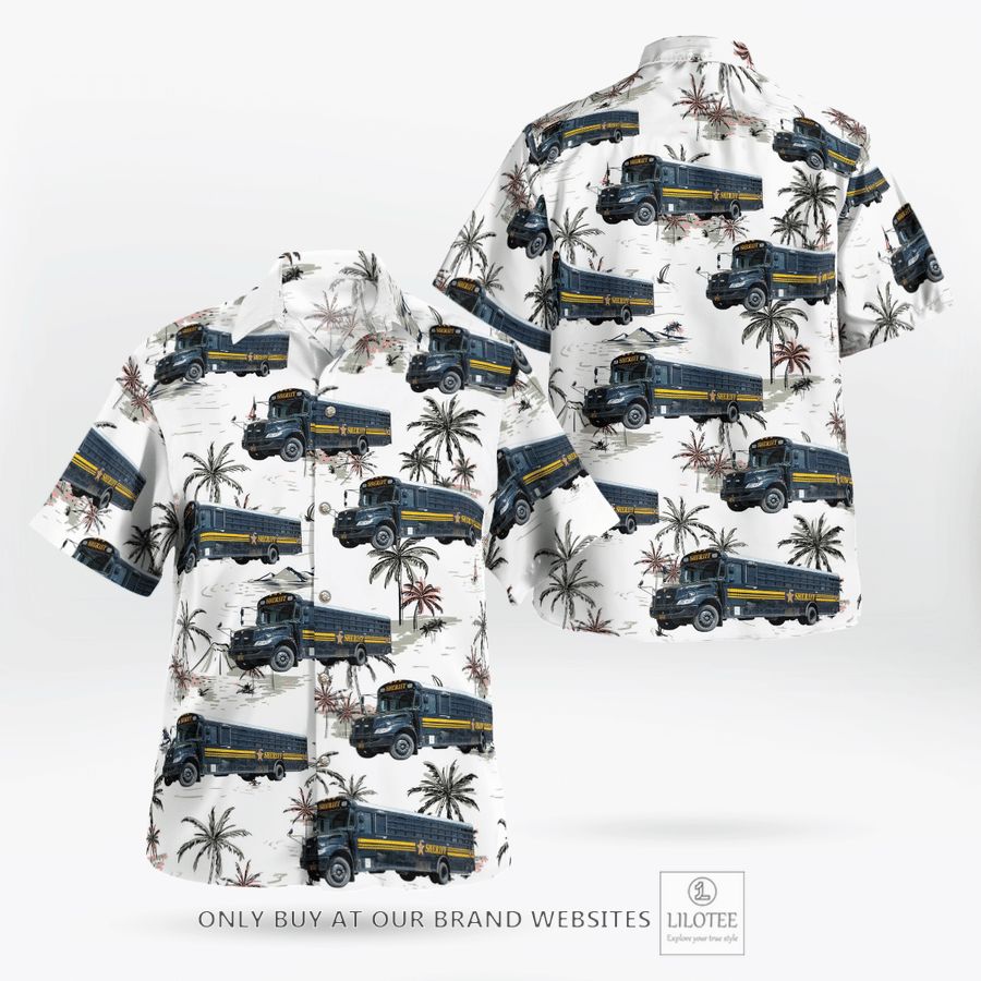 Franklin County Sheriff Bus Hawaiian Shirt 16