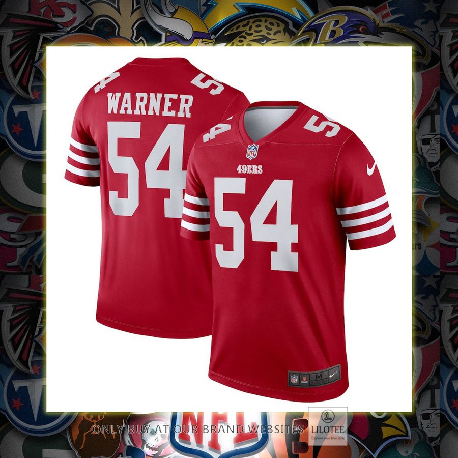 Fred Warner San Francisco 49Ers Nike Legend Scarlet Football Jersey 6