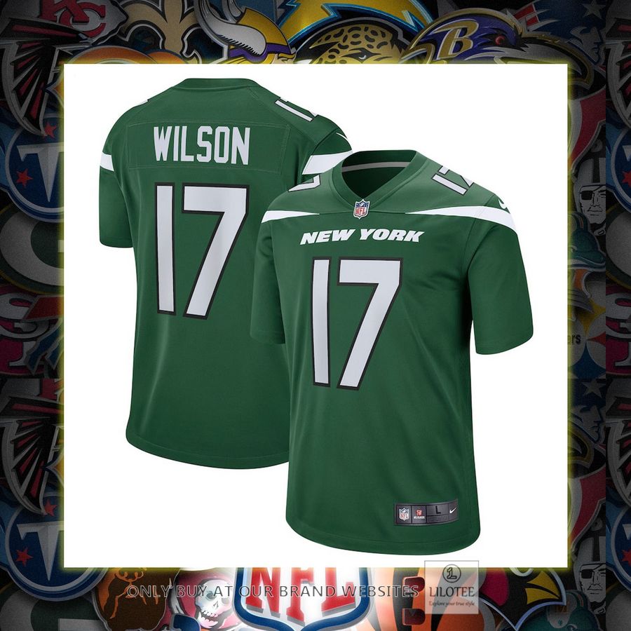 Garrett Wilson New York Jets Nike 2022 NFL Draft First Round Pick Gotham Green Football Jersey 7