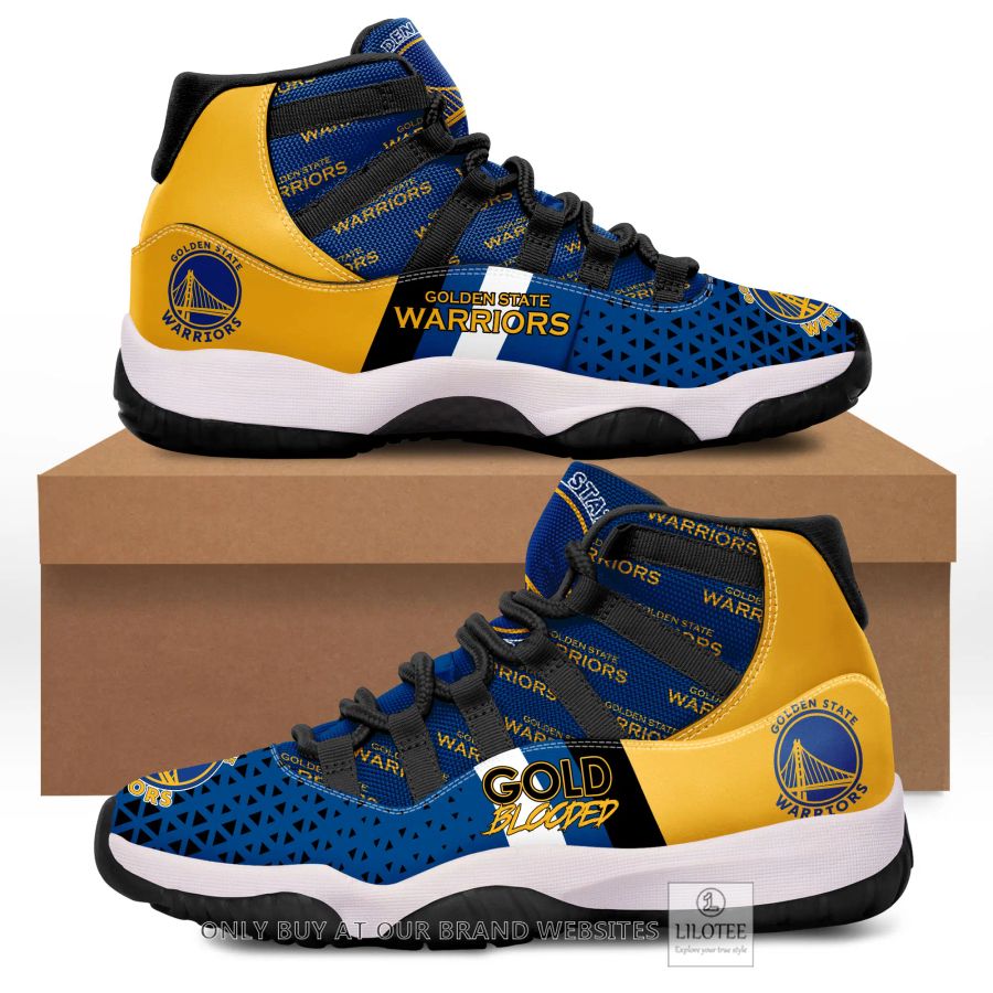 Golden State Warriors yellow Air Jordan 11 Sneaker 2