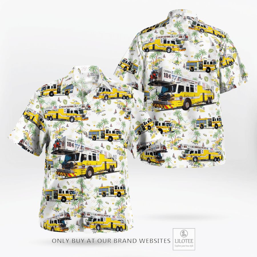 Goodyear Fire Department Hawaiian Shirt 17