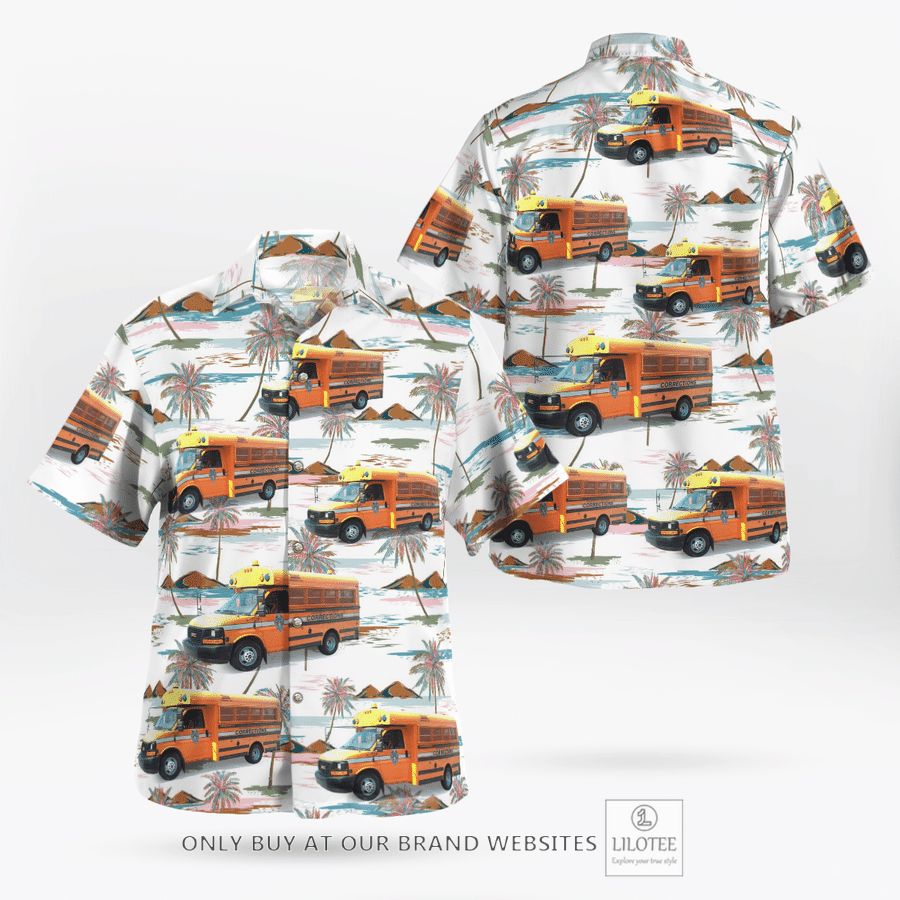 Gwinnett County Prisoner Transport Bus Hawaiian Shirt 17