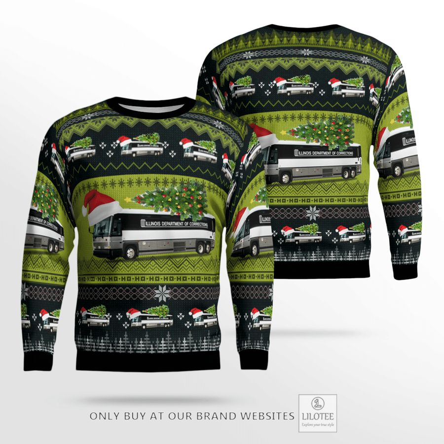 Illinois Department of Corrections Christmas 3D Sweater 25