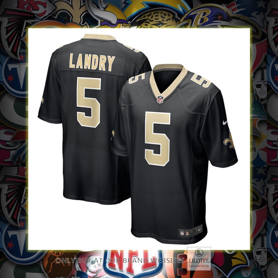 Jarvis Landry New Orleans Saints Nike Player Game Black Football Jersey 7