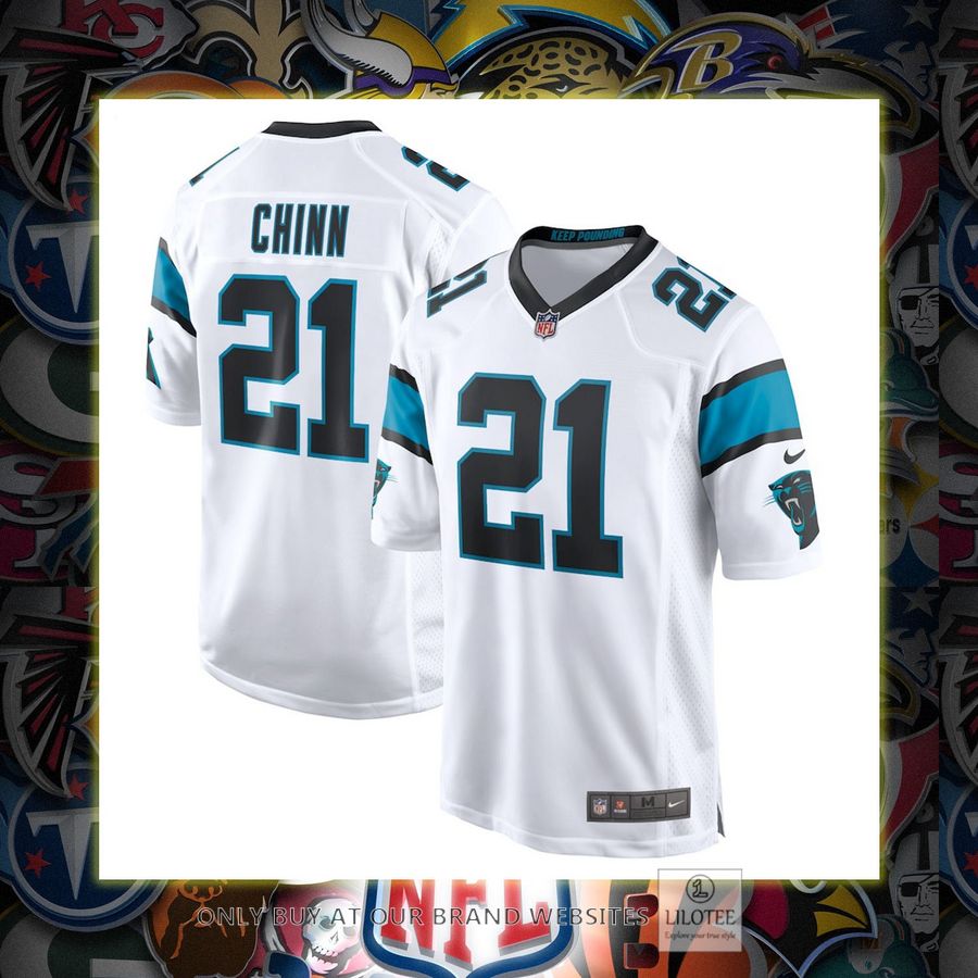 Jeremy Chinn Carolina Panthers Nike White Football Jersey 6