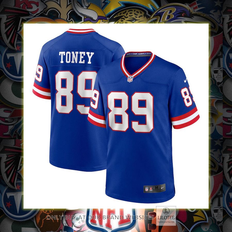 Kadarius Toney New York Giants Nike Classic Player Game Royal Football Jersey 7