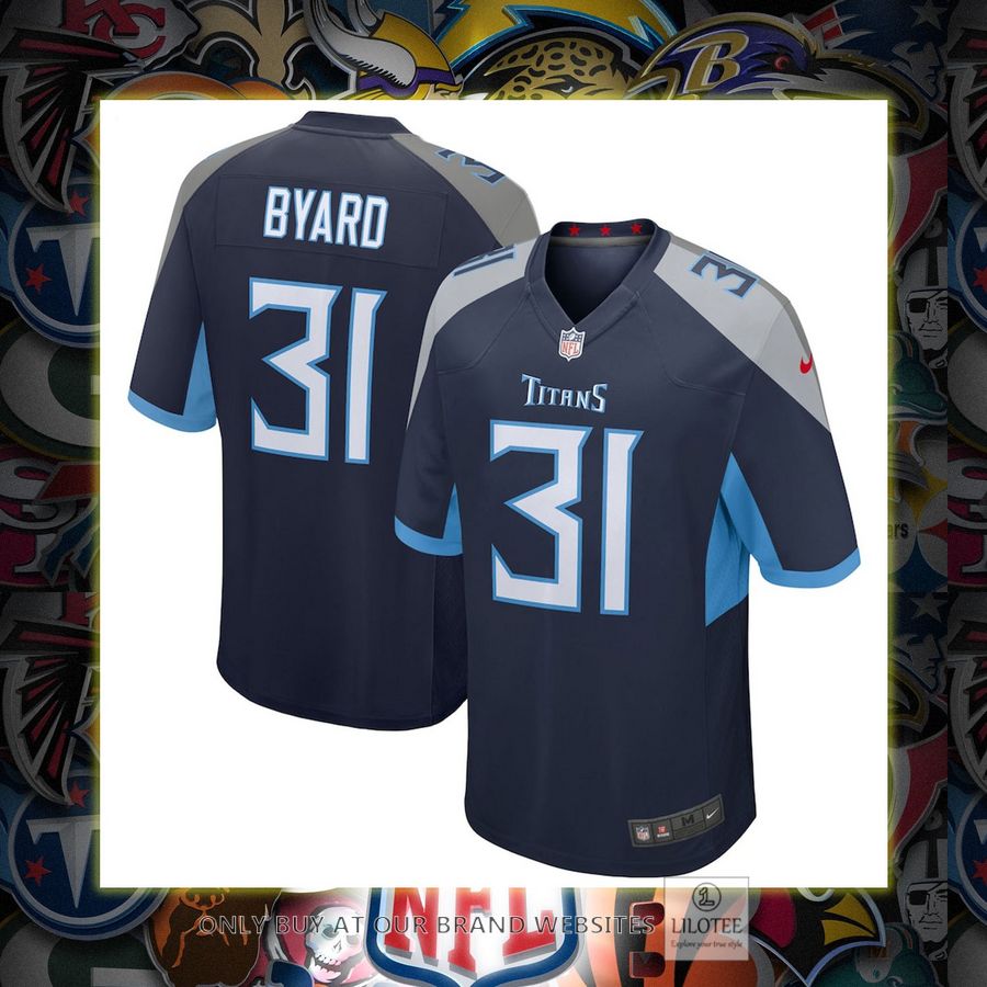 Kevin Byard Tennessee Titans Nike Navy Football Jersey 7