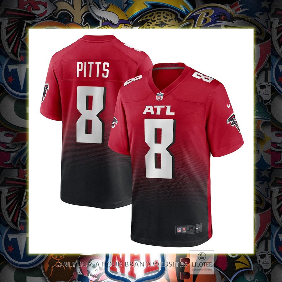 Kyle Pitts Atlanta Falcons Nike Alternate Game Red Football Jersey 6
