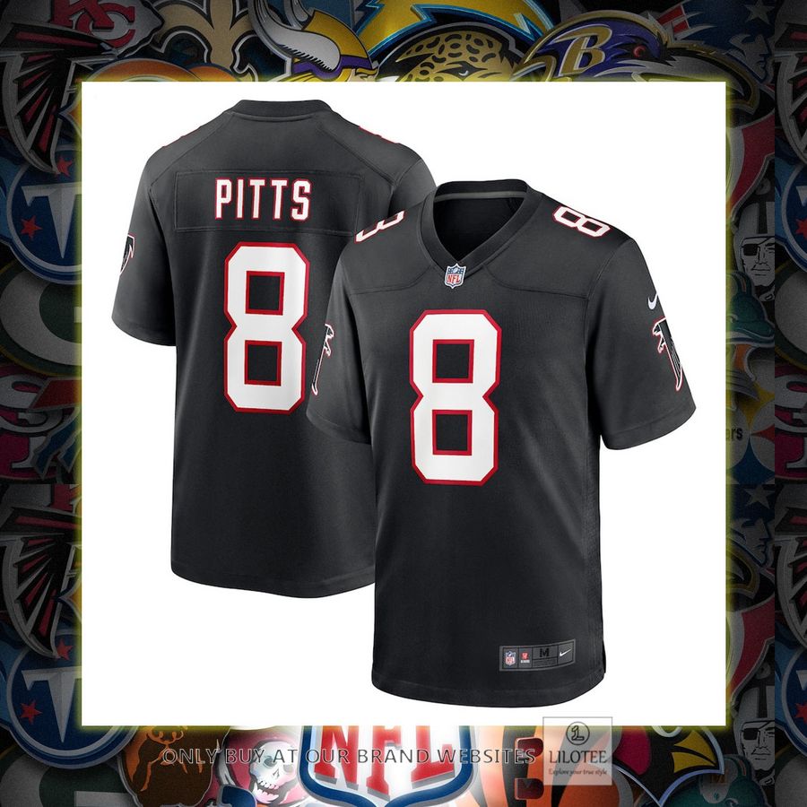 Kyle Pitts Atlanta Falcons Nike Player Game Black Football Jersey 6