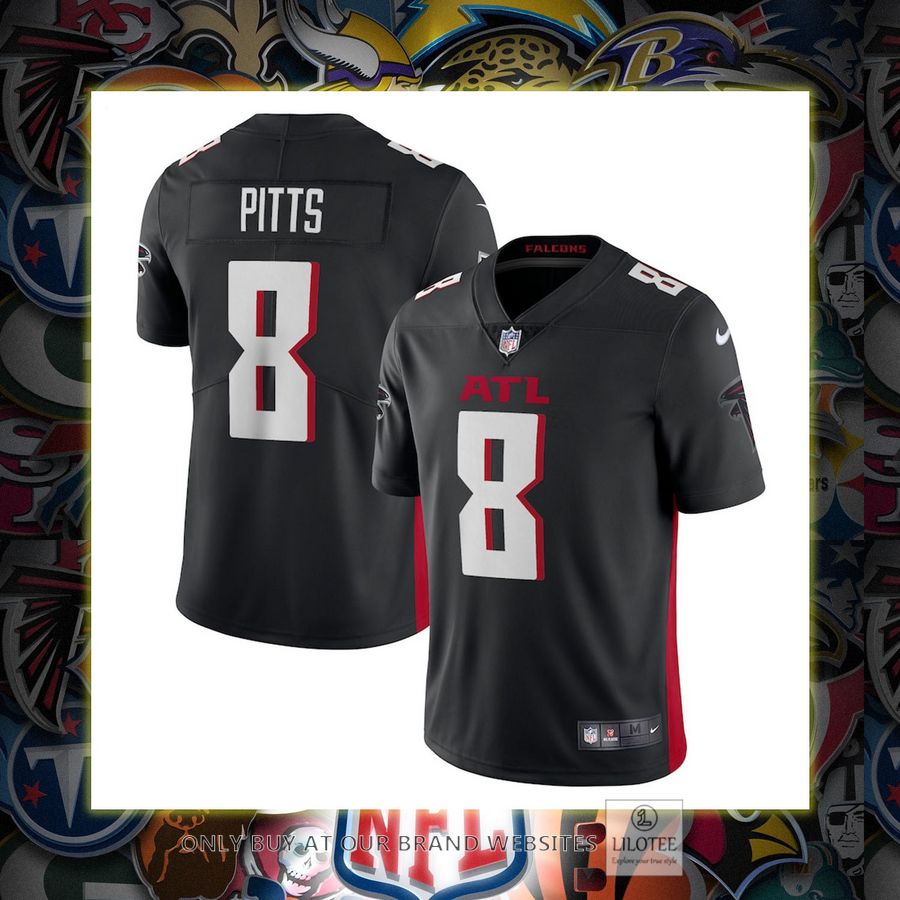 Kyle Pitts Atlanta Falcons Nike Vapor Black Football Jersey 6
