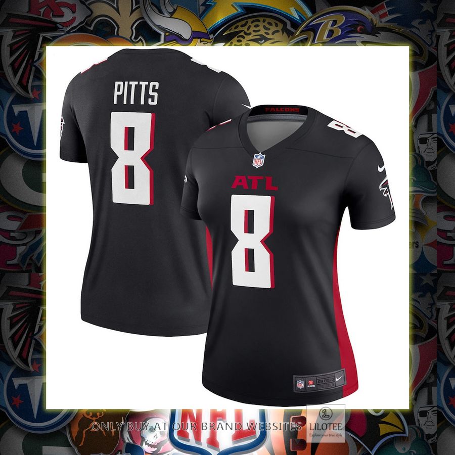 Kyle Pitts Atlanta Falcons Nike Womens Legend Black Football Jersey 7