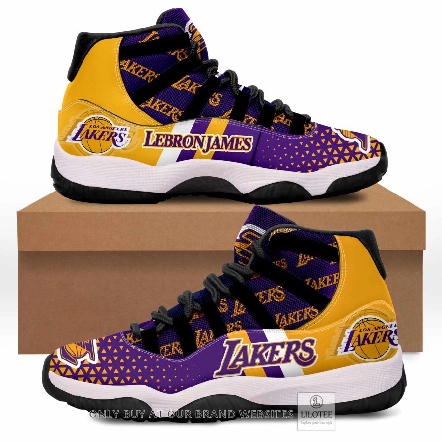 LeBron James Los Angeles Lakers Air Jordan 11 Sneaker 4