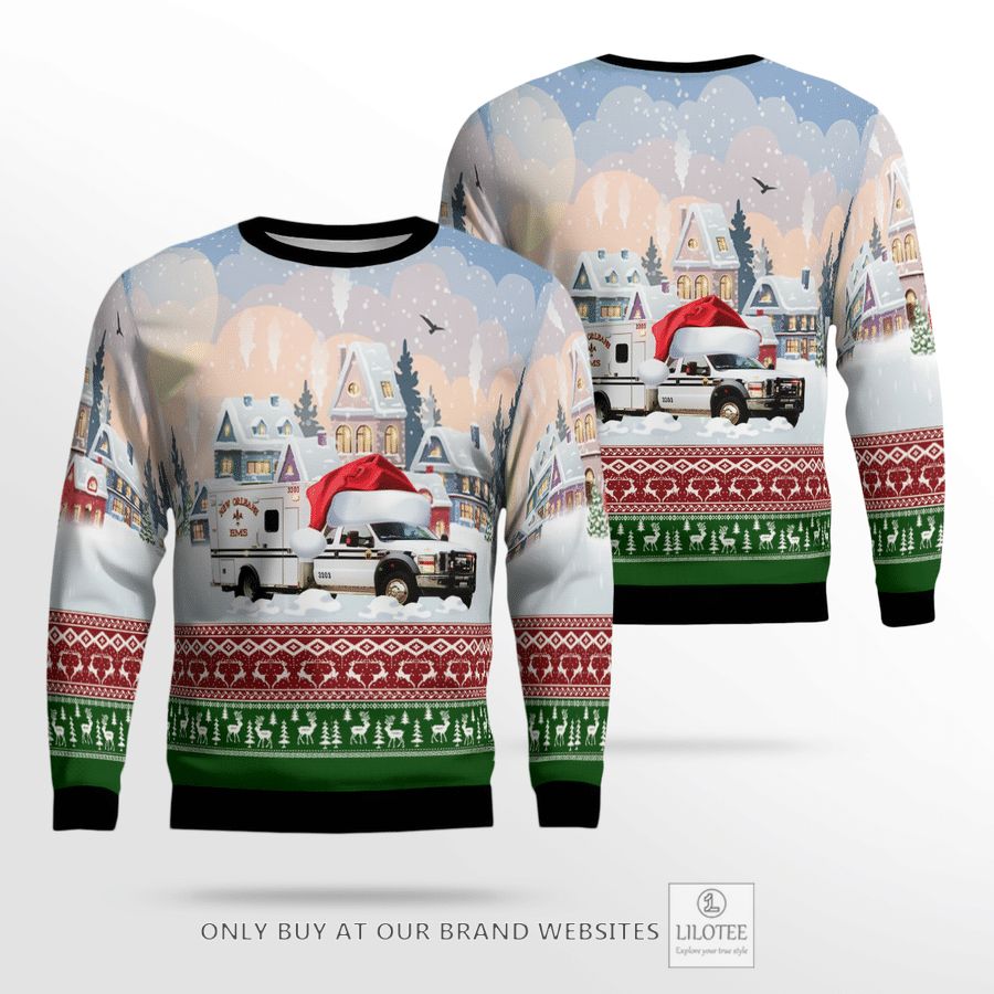 Louisiana New Orleans EMS 3D Sweater 24