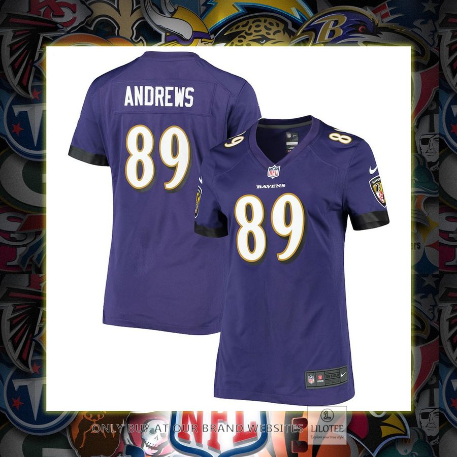 Mark Andrews Baltimore Ravens Nike Womens Game Player Purple Football Jersey 6