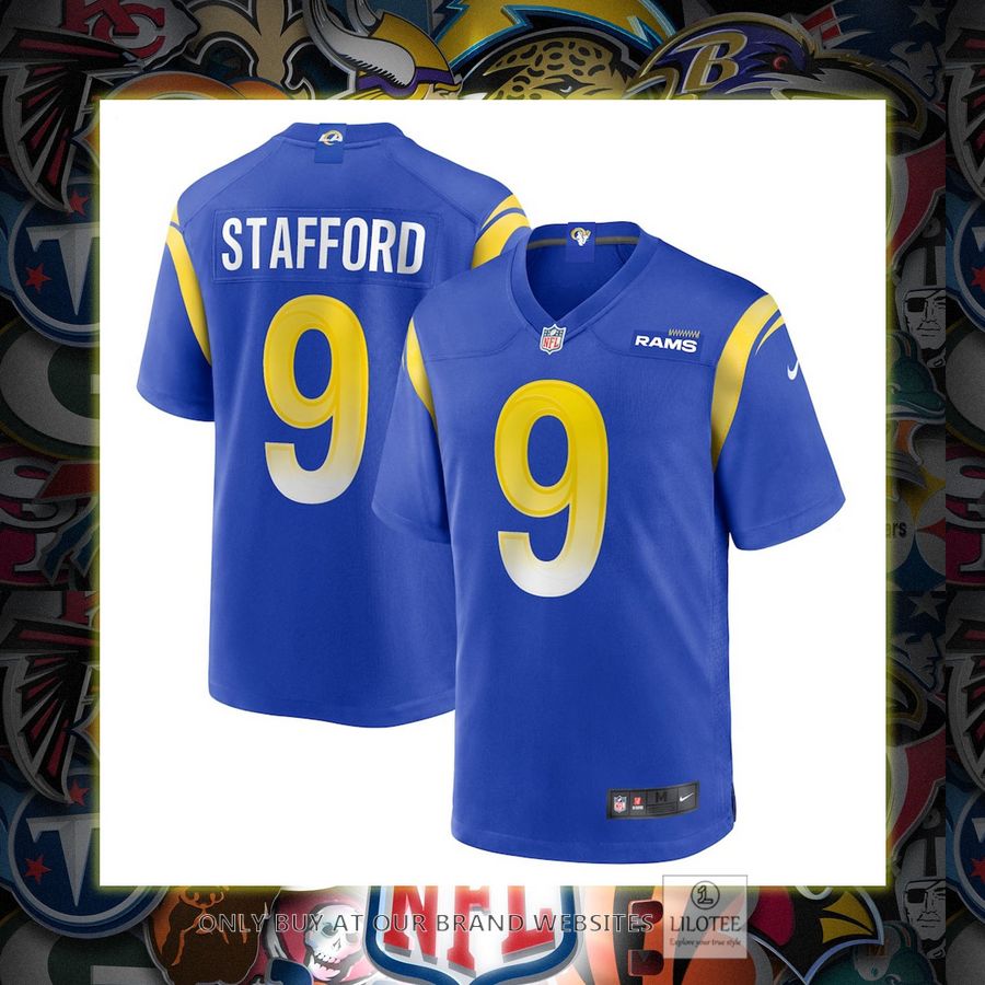 Matthew Stafford Los Angeles Rams Nike Player Game Royal Football Jersey 6
