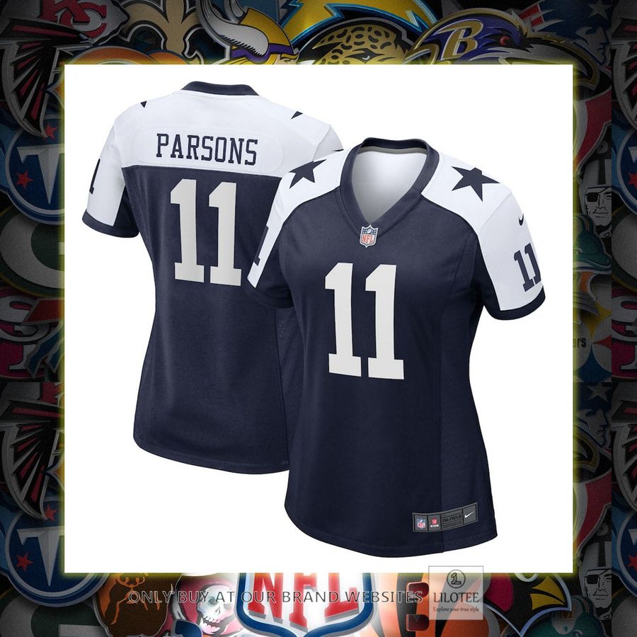 Micah Parsons Dallas Cowboys Nike Womens Alternate Game Navy Football Jersey 6
