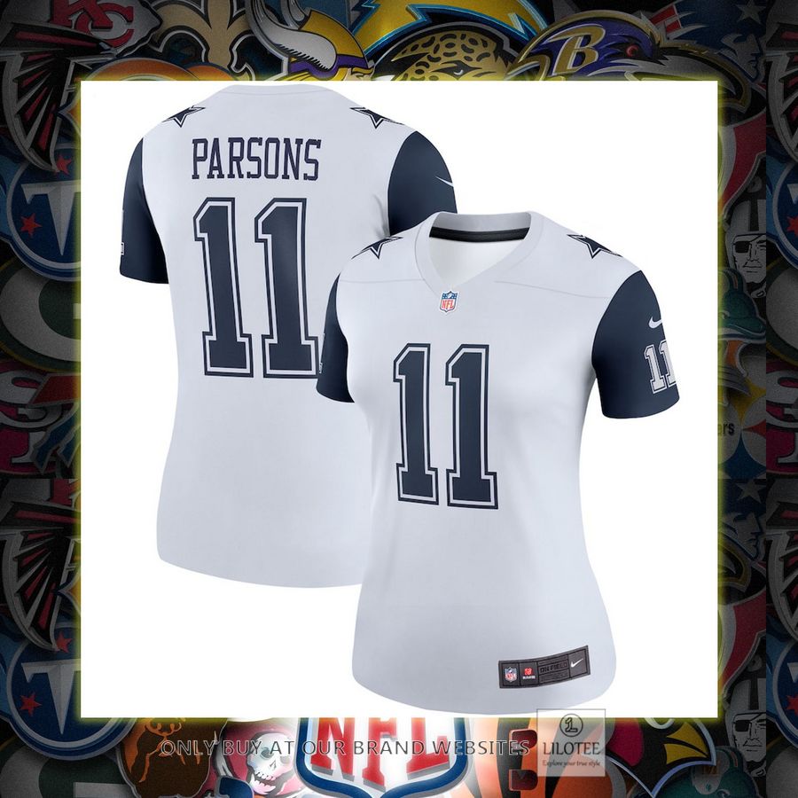Micah Parsons Dallas Cowboys Nike Women's Alternate Legend White Football Jersey 3