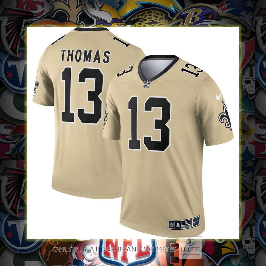 Michael Thomas New Orleans Saints Nike Inverted Legend Gold Football Jersey 6