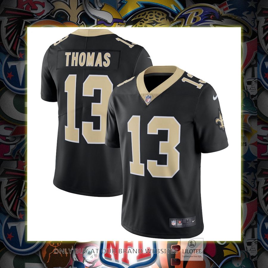 Michael Thomas New Orleans Saints Nike Vapor Untouchable Black Football Jersey 6