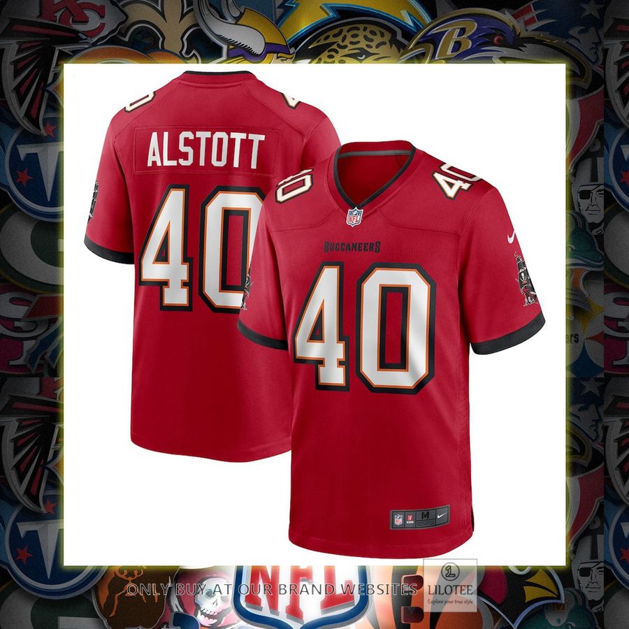 Mike Alstott Tampa Bay Buccaneers Nike Retired Player Game Red Football Jersey 6
